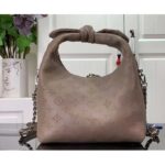 Louis Vuitton LV Unisex Why Knot MM Handbag Galet Beige Perforated Mahina Calf Leather - immagine 2