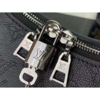 Louis Vuitton LV Unisex Why Knot PM Handbag Black Perforated Mahina Calf Leather (1)