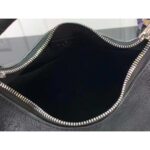 Louis Vuitton LV Unisex Why Knot MM Handbag Galet Black Perforated Mahina Calf Leather – Bild 6