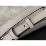 Louis Vuitton LV Women Why Knot PM Handbag Cream Beige Perforated Mahina Calf Leather – Image 9