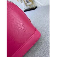 Louis Vuitton LV Women Alma BB Handbag Guimauve Purple Epi Grained Cowhide Leather (9)