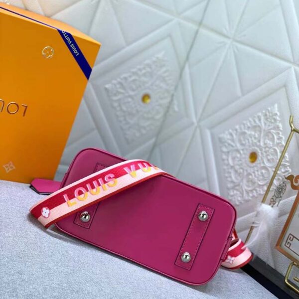 Louis Vuitton LV Women Alma BB Handbag Guimauve Purple Epi Grained Cowhide Leather (3)