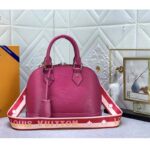 Louis Vuitton LV Women Alma BB Handbag Pink Epi Grained Cowhide Leather – Image 2