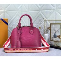 Louis Vuitton LV Women Alma BB Handbag Pink Epi Grained Cowhide Leather (3)