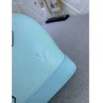 Louis Vuitton LV Women Alma BB Handbag Turquoise Blue Epi Grained Cowhide Leather - Image 9