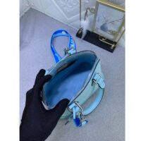 Louis Vuitton LV Women Alma BB Handbag Turquoise Blue Epi Grained Cowhide Leather (7)