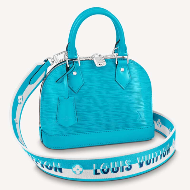 Louis Vuitton Louis Vuitton Alma BB exotic leather 2WAY Handbag Blue P –  NUIR VINTAGE