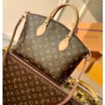 Louis Vuitton LV Women Boétie PM Monogram Coated Canvas Cowhide Leather - Image 3