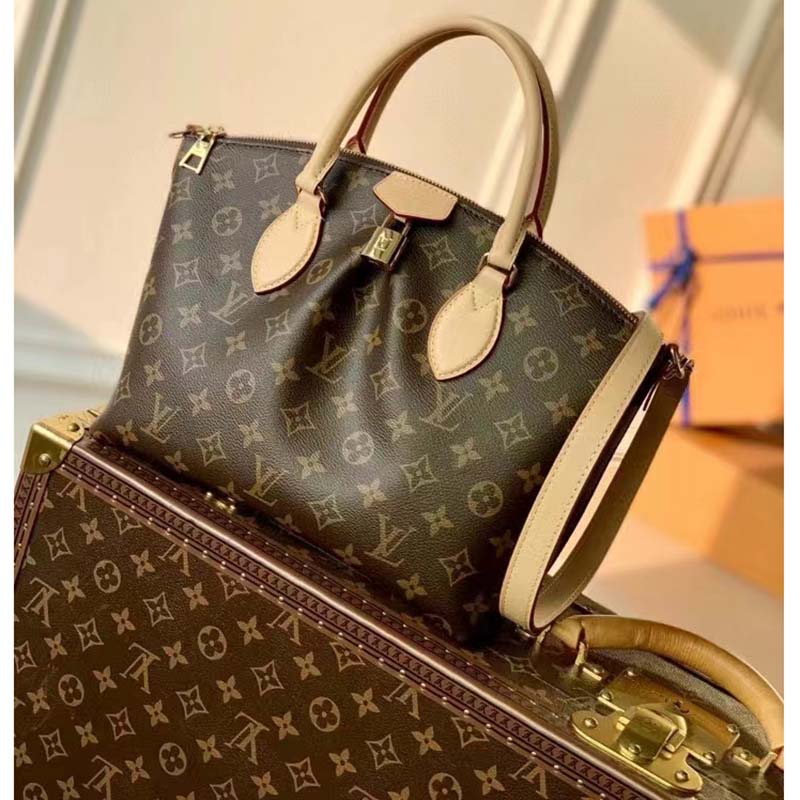 LOUIS VUITTON Damen Petite Boîte Chapeau aus Leder in Braun