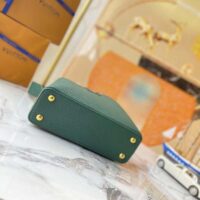 Louis Vuitton LV Women Capucines Mini Handbag Vert D’eau Green Taurillon Leather (6)