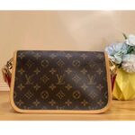 Louis Vuitton LV Women Diane Pink Monogram Coated Canvas Textile Lining - Bild 3