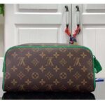 Louis Vuitton LV Unisex Dopp Kit Toilet Pouch Monogram Macassar Coated Canvas - Bild 2