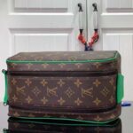 Louis Vuitton LV Unisex Dopp Kit Toilet Pouch Monogram Macassar Coated Canvas - Bild 6