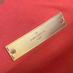 Louis Vuitton LV Women Mini Dauphine Handbag Fluo Pink Tufted Grained Calfskin Leather - Image 8