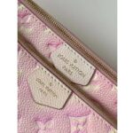 Louis Vuitton LV Women Multi Pochette Accessoires Pink Sprayed Embossed Grained Cowhide - Image 8