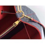 Louis Vuitton LV Women NéoNoé MM Bucket Navy Embossed Monogram Empreinte Grained Cowhide - Image 11