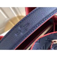 Louis Vuitton LV Women NéoNoé MM Bucket Navy Embossed Monogram Empreinte Grained Cowhide (13)