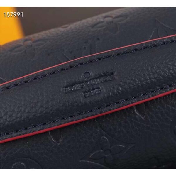 Louis Vuitton LV Women Pochette Métis Bag Navy Red Monogram Grained Cowhide Leather (11)