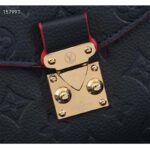 Louis Vuitton LV Women Pochette Métis Bag Navy Red Monogram Grained Cowhide Leather - Image 8