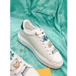 Louis Vuitton LV Unisex Time Out Sneaker Light Blue Smooth Calf Leather - Image 6