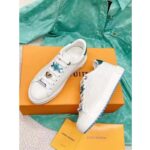 Louis Vuitton LV Unisex Time Out Sneaker Light Blue Smooth Calf Leather - Image 4
