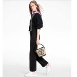 Louis Vuitton LV Women Time Out Sneaker Pink Calf Leather Rubber Outsole - immagine 11