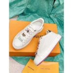 Louis Vuitton LV Women Time Out Sneaker Rose Clair Pink Smooth Calf Leather - immagine 5