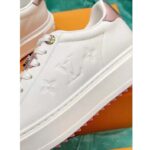 Louis Vuitton LV Women Time Out Sneaker Rose Clair Pink Smooth Calf Leather - immagine 10