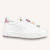 Louis Vuitton LV Women Time Out Sneaker Rose Clair Pink Smooth Calf Leather