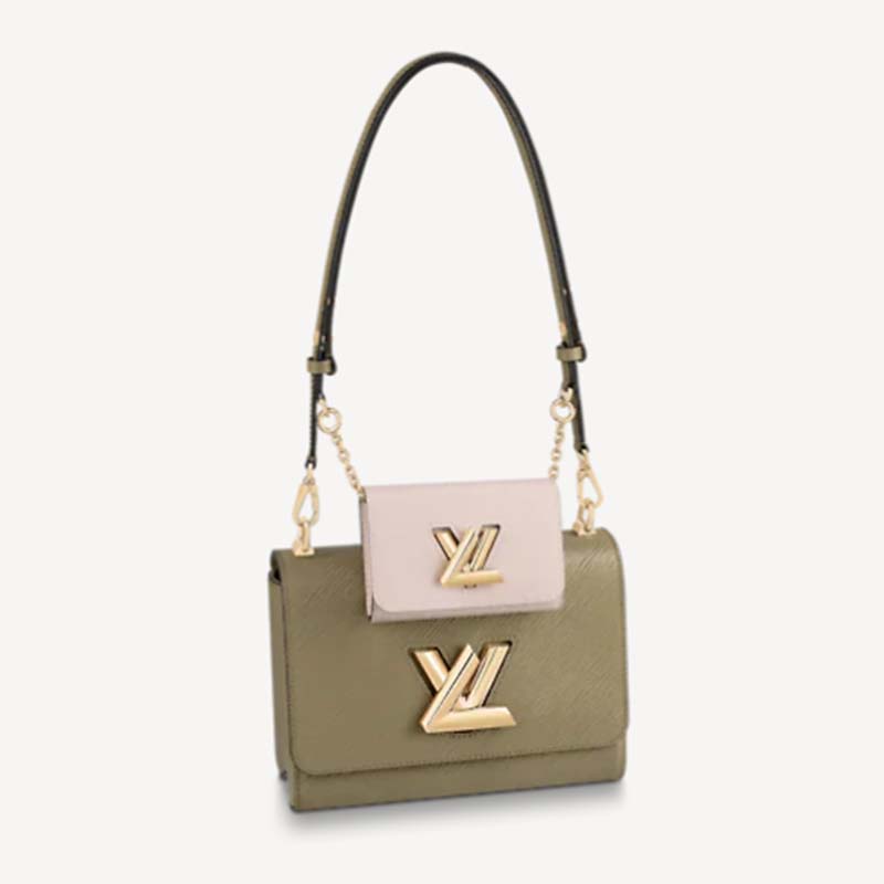 Louis Vuitton Twist MM Epi Grained Leather White in Cowhide