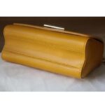 Louis Vuitton LV Women Twist MM Handbag Sunflower Yellow Epi Grained Cowhide Leather - Image 9