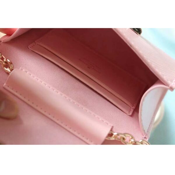 Louis Vuitton LV Women Twist PM Handbag Taupe Brown Pink Epi Grained Cowhide (1)