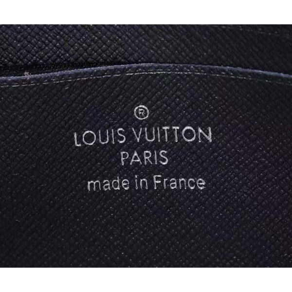 Louis Vuitton Unisex LV Alpha Wearable Wallet Grey Monogram Eclipse Coated Canvas (10)