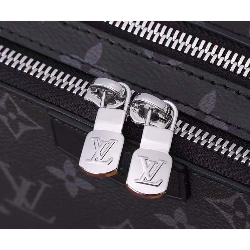 LV x YK Steamer Wearable Wallet - Luxury Monogram Eclipse Grey