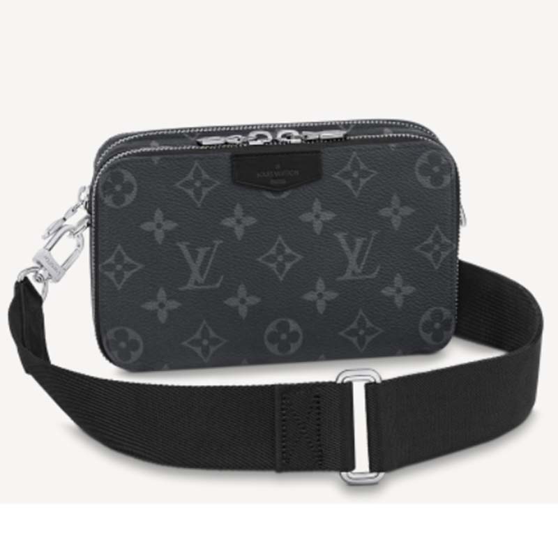 Louis Vuitton Black Monogram Galaxy Alpha Hobo Cloth ref.1012726 - Joli  Closet