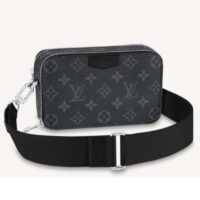 Louis Vuitton Unisex LV Alpha Wearable Wallet Monogram Eclipse Coated Canvas Textile (9)