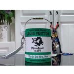 Louis Vuitton Unisex LV Paint Can Green Coated Canvas Cowhide Leather – Bild 2