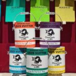 Louis Vuitton Unisex LV Paint Can Red Coated Canvas Cowhide Leather - Imagen 11