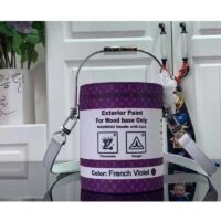Louis Vuitton Unisex LV Paint Can Purple Coated Canvas Cowhide Leather (10)