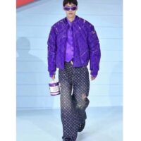 Louis Vuitton Unisex LV Paint Can Purple Coated Canvas Cowhide Leather (10)