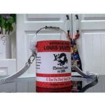 Louis Vuitton Unisex LV Paint Can Red Coated Canvas Cowhide Leather - Imagen 2