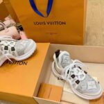 Louis Vuitton Women LV Archlight Sneaker Since 1854 Beige Jacquard Textile – Image 7