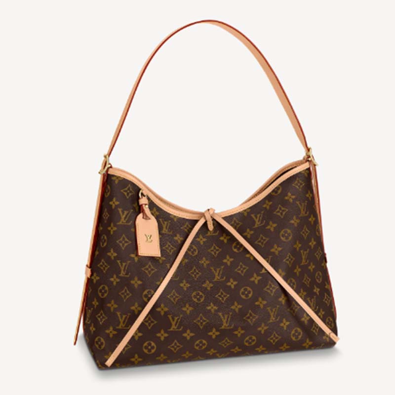 Louis Vuitton Brown Monogram Coated Canvas and Black Cowhide Odéon mm Gold Hardware, 2021, Womens Handbag