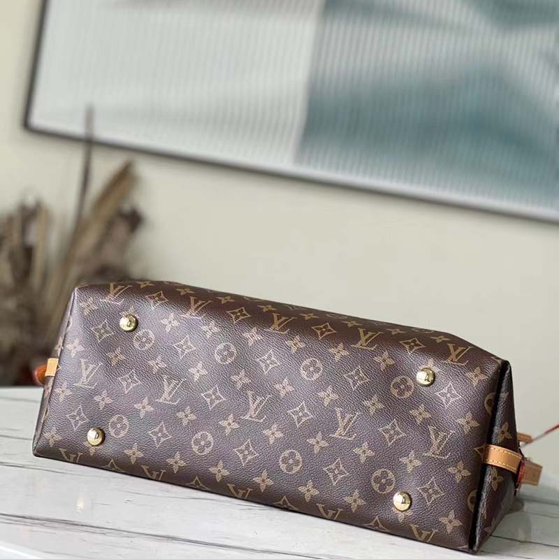 Louis Vuitton LV Pouch from carryall MM Brown Cloth ref.885584