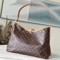 Louis Vuitton Women LV CarryAll MM Handbag Brown Monogram Coated Canvas (2)