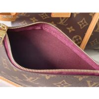 Louis Vuitton Women LV CarryAll PM Handbag Brown Monogram Coated Canvas (12)