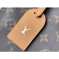 Louis Vuitton Women LV CarryAll PM Handbag Brown Monogram Coated Canvas (12)