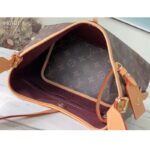 Louis Vuitton Women LV CarryAll PM Handbag Brown Monogram Coated Canvas – Image 7