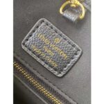 Louis Vuitton Women LV Neverfull MM Carryall Tote Bag Black Printed Embossed Grained Cowhide – Bild 10