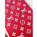 Louis Vuitton Women LV Neverfull MM Carryall Tote Bag Black Printed Embossed Grained Cowhide – Bild 9